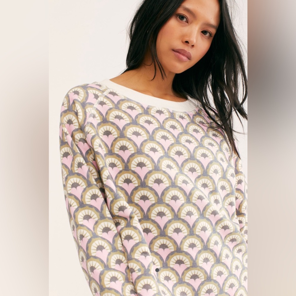 Free People x Wildfox Deco Hearts Monte Crop